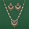 Antique Classic Necklace with Matte Gold Plating