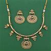 Antique Animal Necklace with Matte Gold Plating
