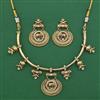 Antique Animal Necklace with Matte Gold Plating
