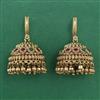 Antique Jhumki with Matte Gold Plating