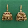 Antique Jhumki with Matte Gold Plating
