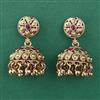Antique Jhumki with Matte Gold Plating