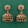 Antique Jhumki with Matte Gold Plating