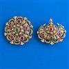 Antique Classic Hair Brooch with Matte Gold Plating