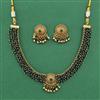 Antique Classic Necklace with Matte Gold Plating