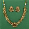 Antique Classic Necklace with Matte Gold Plating