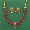 Antique Classic Necklace with Matte Gold Plating