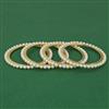 Antique Pearl Bangles with Gold Plating