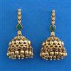 Antique Jhumki with Matte Gold Plating