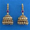 Antique Jhumki with Matte Gold Plating