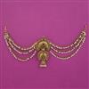 Antique Classic Hair Brooch with Matte Gold Plating