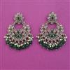 Antique Pearl Earring with Mehndi Plating