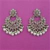 Antique Pearl Earring with Mehndi Plating