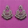 Antique Pearl Earring with Mehndi Plating