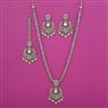 Antique Long Necklace with Mehndi Plating