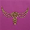 Antique Classic Hair Brooch with Matte Gold Plating