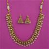Antique Temple Necklace with Matte Gold Plating