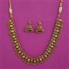 Antique Temple Necklace with Matte Gold Plating