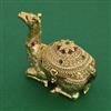 Antique Animal Sindoor Box with Gold Plating