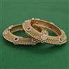 Antique Pearl Bangles with Gold Plating