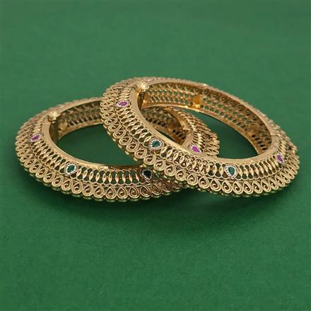 Antique Openable Bangles with Gold Plating