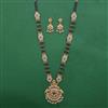Antique Long Mangalsutra with Matte Gold Plating