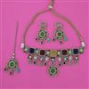 Antique Heritage Necklace with Mehndi Plating