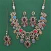 Antique Heritage Necklace with Mehndi Plating