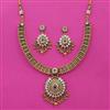 Antique Classic Necklace with Matte Gold Plating