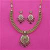 Antique Classic Necklace with Matte Gold Plating