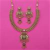 Antique Classic Necklace with Matte Gold Plating