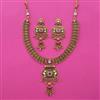 Antique Classic Necklace with Matte Gold Plating