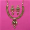 Antique Classic Necklace with Matte Gold Plating