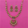 Antique Classic Necklace with Matte Gold Plating