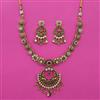 Antique Classic Necklace with Matte Gold Plating