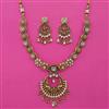 Antique Classic Necklace with Matte Gold Plating
