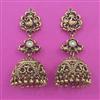 Antique Jhumki with Matte Gold Plating