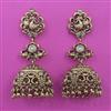 Antique Jhumki with Matte Gold Plating