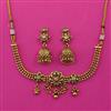 Antique Classic Necklace with Matte Gold Plating