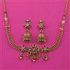 Antique Classic Necklace with Matte Gold Plating