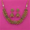 Antique Classic Necklace with Matte Gold Plating