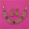 Antique Classic Necklace with Matte Gold Plating