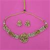 Antique Animal Necklace with Matte Gold Plating