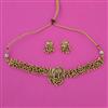 Antique Animal Necklace with Matte Gold Plating