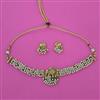 Antique Animal Necklace with Matte Gold Plating