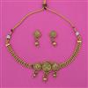 Antique Classic Necklace with Matte Gold Plating