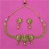 Antique Temple Necklace with Matte Gold Plating