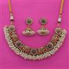 Antique Animal Necklace with Matte Gold Plating