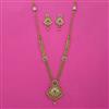 Antique Meenakari Necklace with Matte Gold Plating