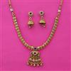 Antique Classic Necklace with Matte Gold Plating